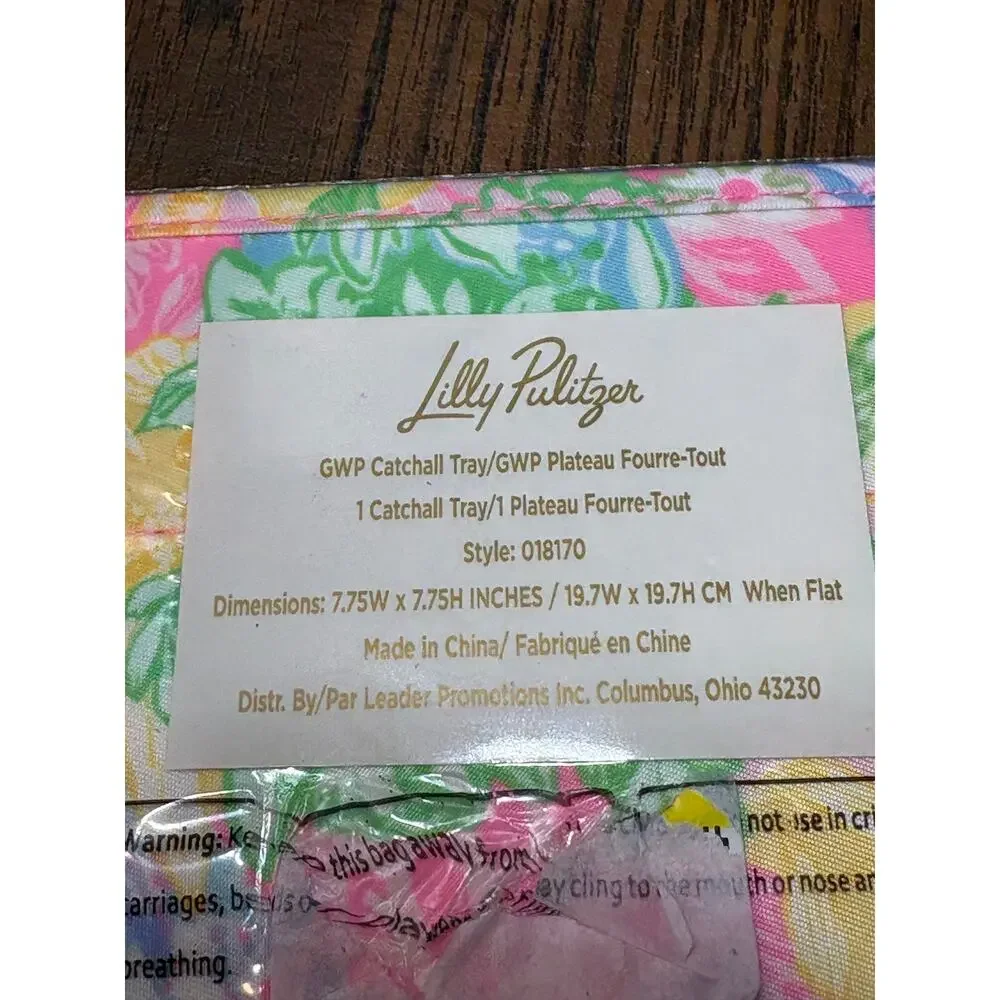 Lilly Pulitzer Catch All Tray Bright Delight New In Packaging